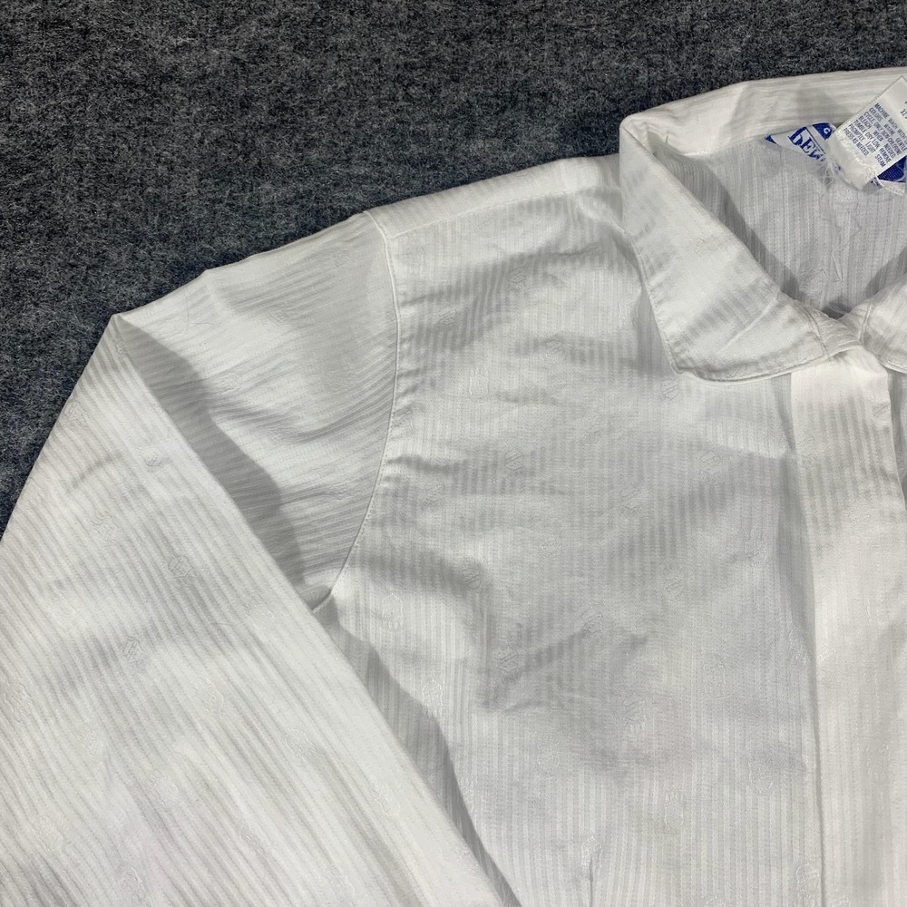 Pendleton Blouse Womens 8 White Basic Collared Lo… - image 5